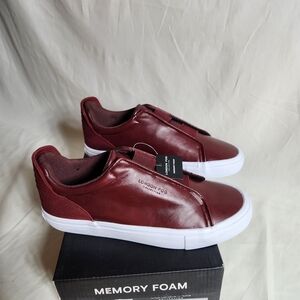London Fog Men's 9M Francis Cabernet/Burgundy Sneakers New In Box